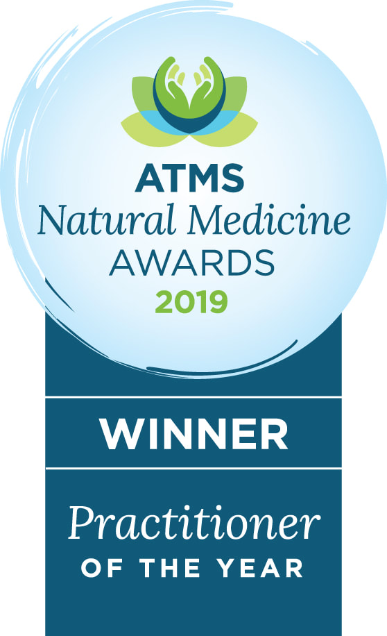 Angie Savva ATMS Natural Medicine Awards Practitioner of the Year Award 2019